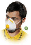 Mască respiratorie cu supapă EASY FFP1 fără elemente metalice 20 buc