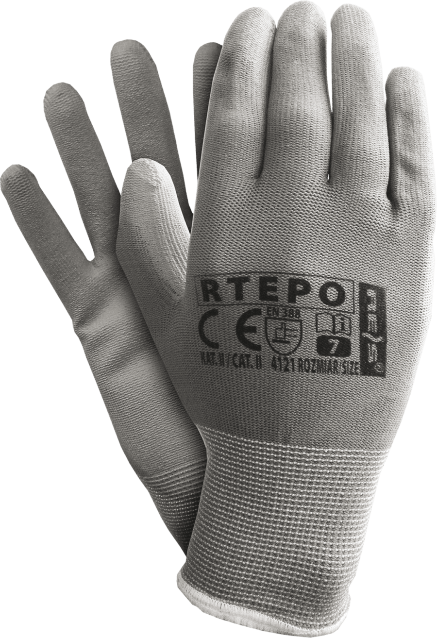Mănuși de protecție de lucru REPO GREY