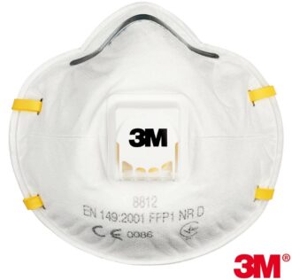 Mască respiratorie cu supapă de expirație FFP1 3M™ 8812 10 buc