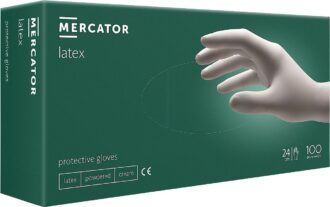 Mănuși latex de unică folosință 100 buc MERCATOR LATEX pudrate