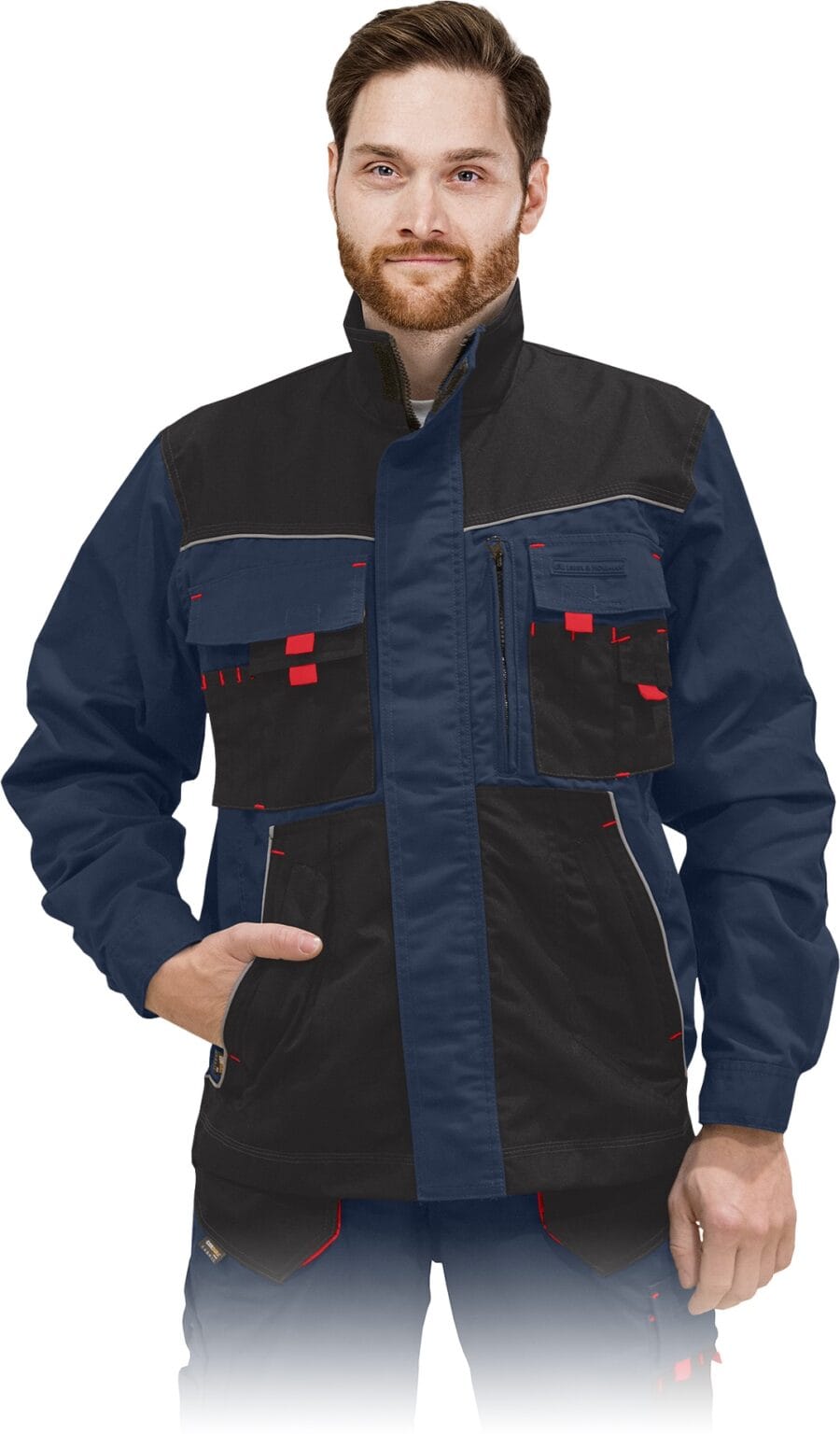 Jachetă de lucru PROFI NAVY RED 2.0