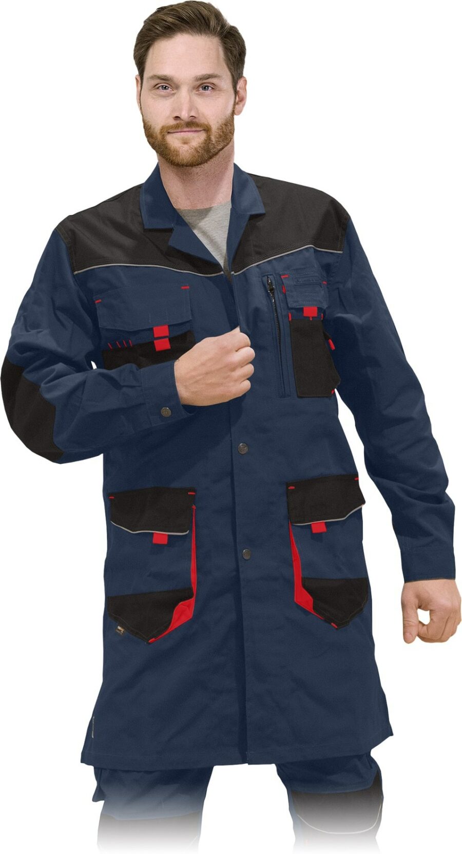 Jachetă de lucru PROFI NAVY RED 2.0