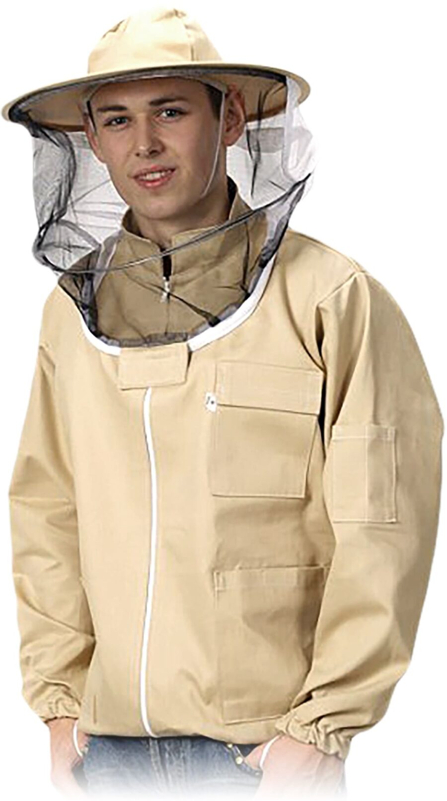 Bluză apicolă de protecție cu pălărie BEE 22