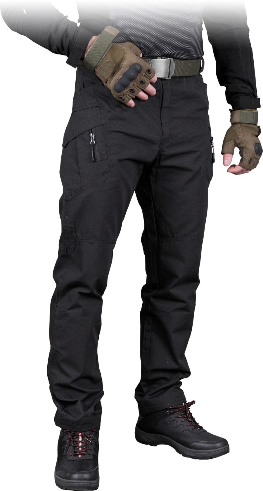 Pantaloni tactici negrii Tactical Guard GANS