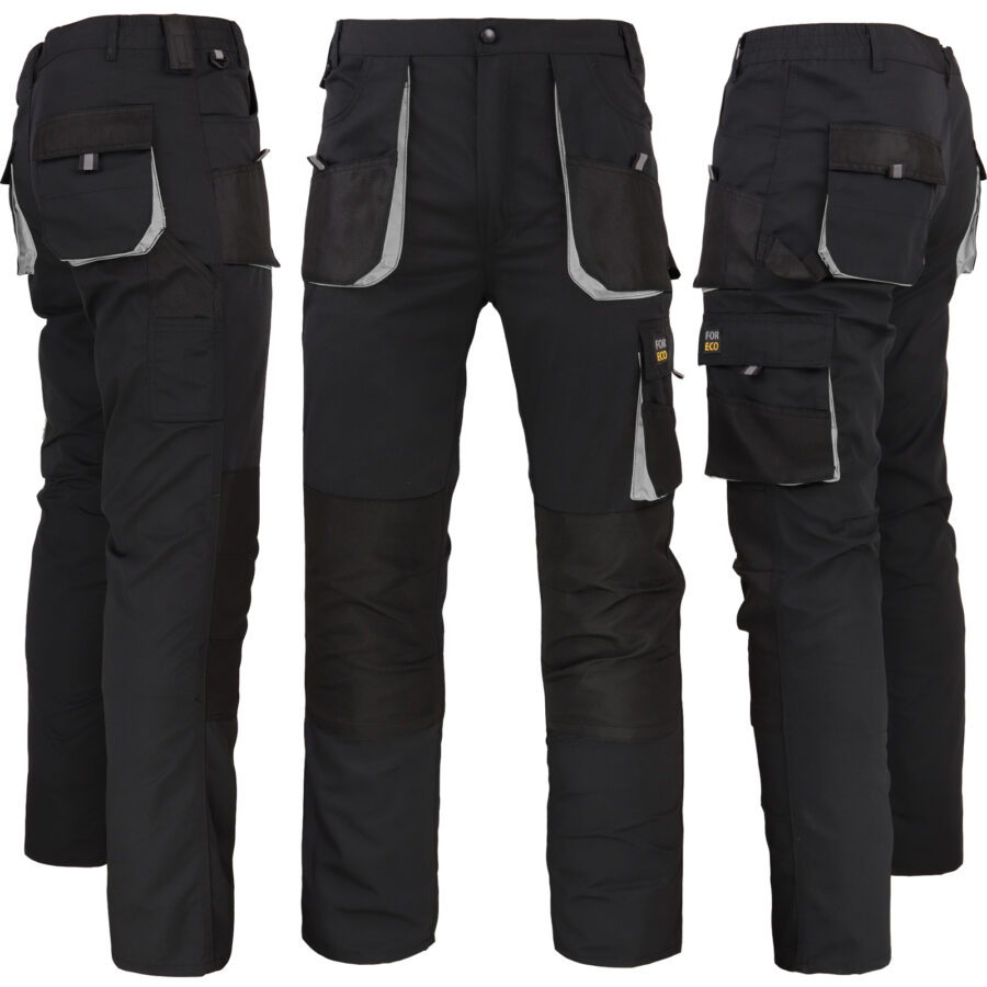 Pantaloni de lucru până la talie FORCE BLACK GRAU