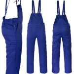 Pantaloni de lucru ALFA BLUE cu bretele