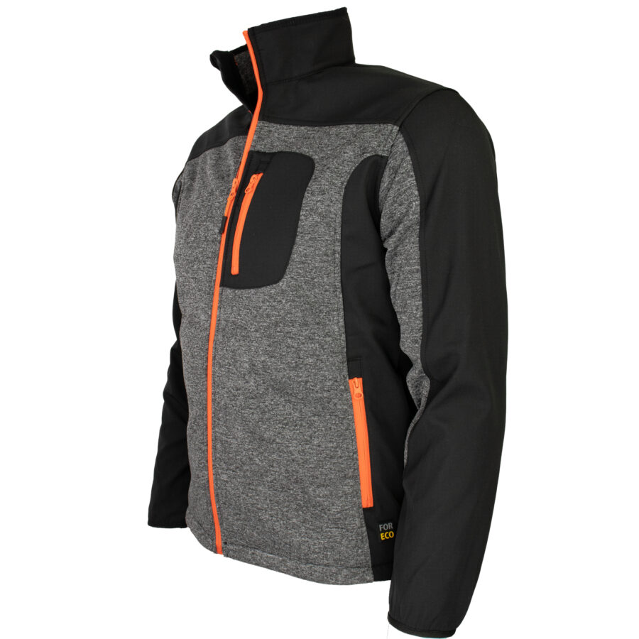 Jachetă de lucru softshell FORCE ORANGE