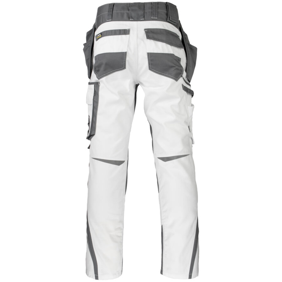 Pantaloni de lucru HARVER WHITE 2.0 până la talie
