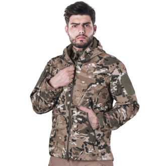 Jachetă softshell tactică de camuflaj Tactical Guard MOSS MULTICAMO