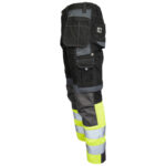 Pantaloni reflectorizanți din bumbac HAYER BLACK HIVIS