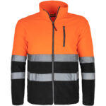 Hanorac din fleece pentru lucru PROFI HIVIS BLACK