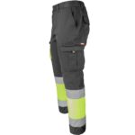 Pantaloni reflectorizanți cu elastan MANNLAND HIVIS BLACK