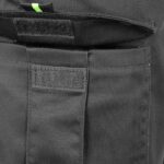 Pantaloni reflectorizanți cu elastan MANNLAND HIVIS BLACK