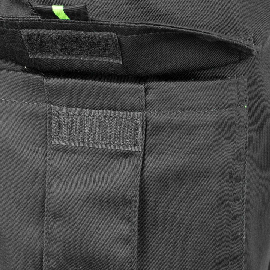 Pantaloni reflectorizanți cu elastan MANNLAND HIVIS BLACK