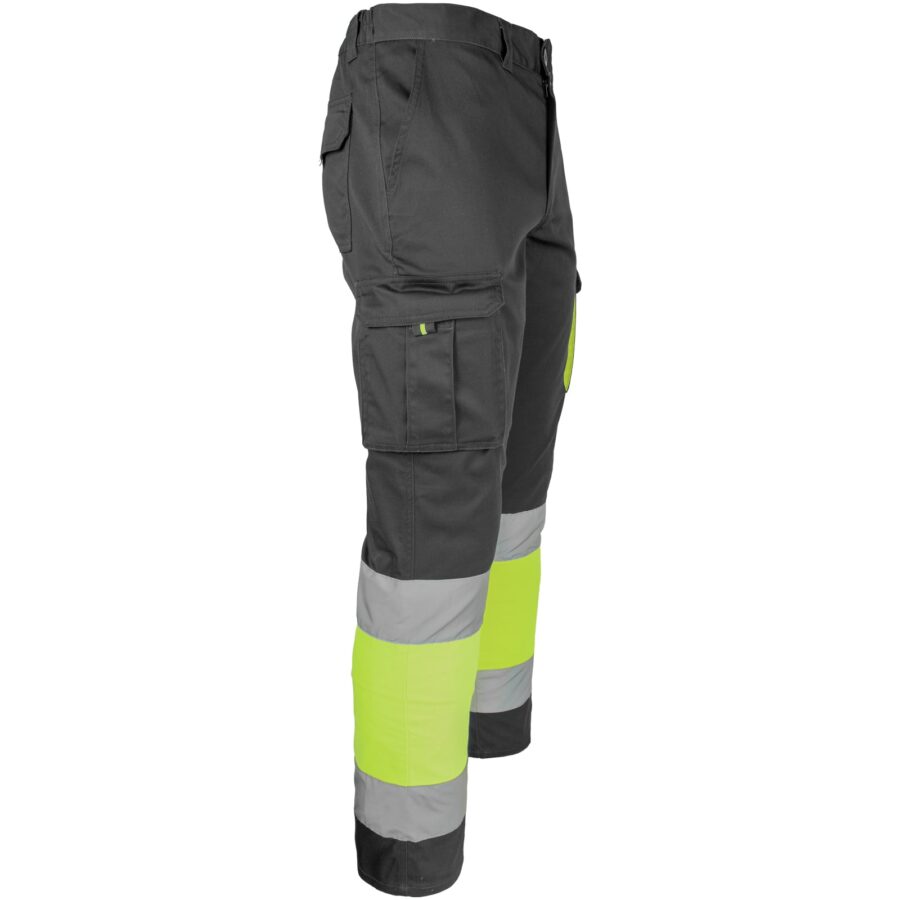 Pantaloni reflectorizanți cu elastan MANNLAND HIVIS BLACK