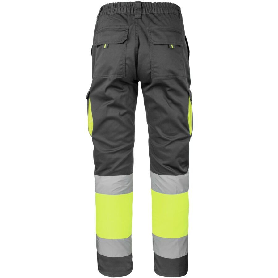 Pantaloni reflectorizanți cu elastan MANNLAND HIVIS BLACK