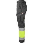 Pantaloni reflectorizanți cu elastan MANNLAND HIVIS BLACK