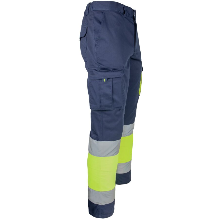 Pantaloni reflectorizanți cu elastan MANNLAND HIVIS NAVY