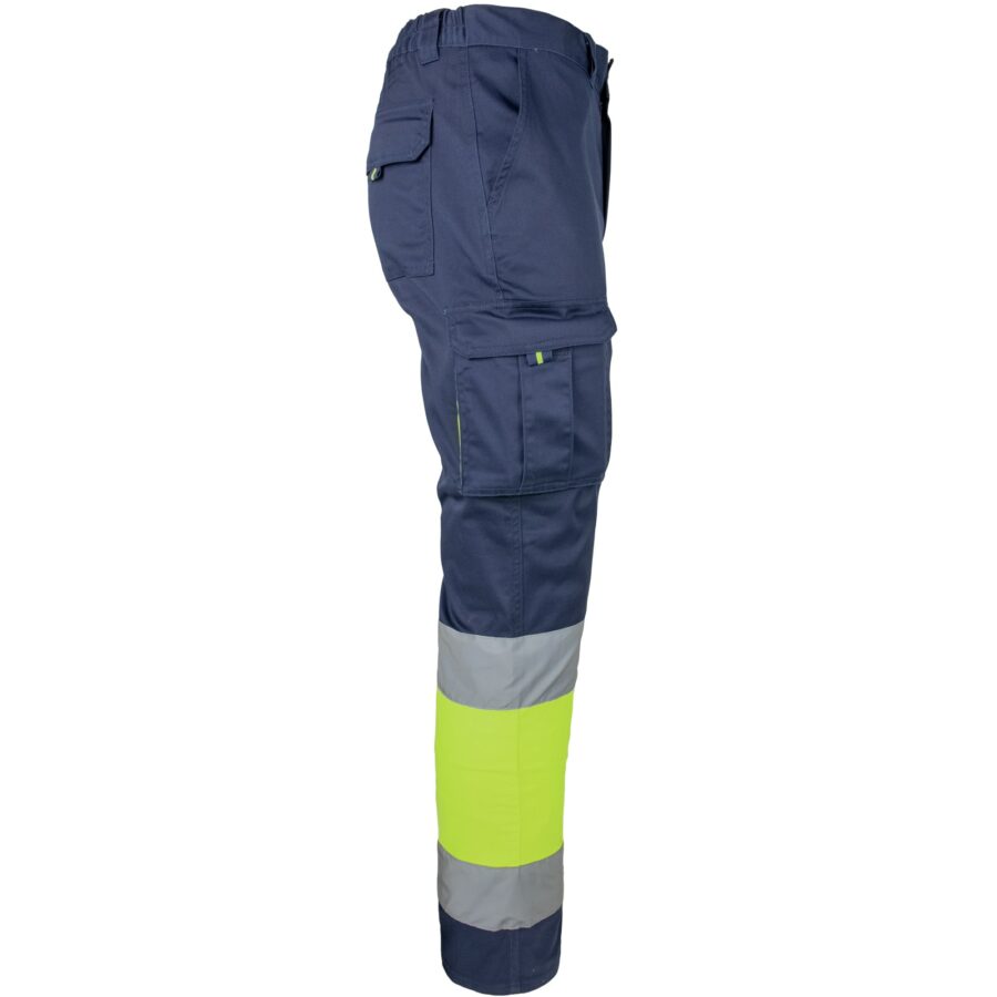 Pantaloni reflectorizanți cu elastan MANNLAND HIVIS NAVY