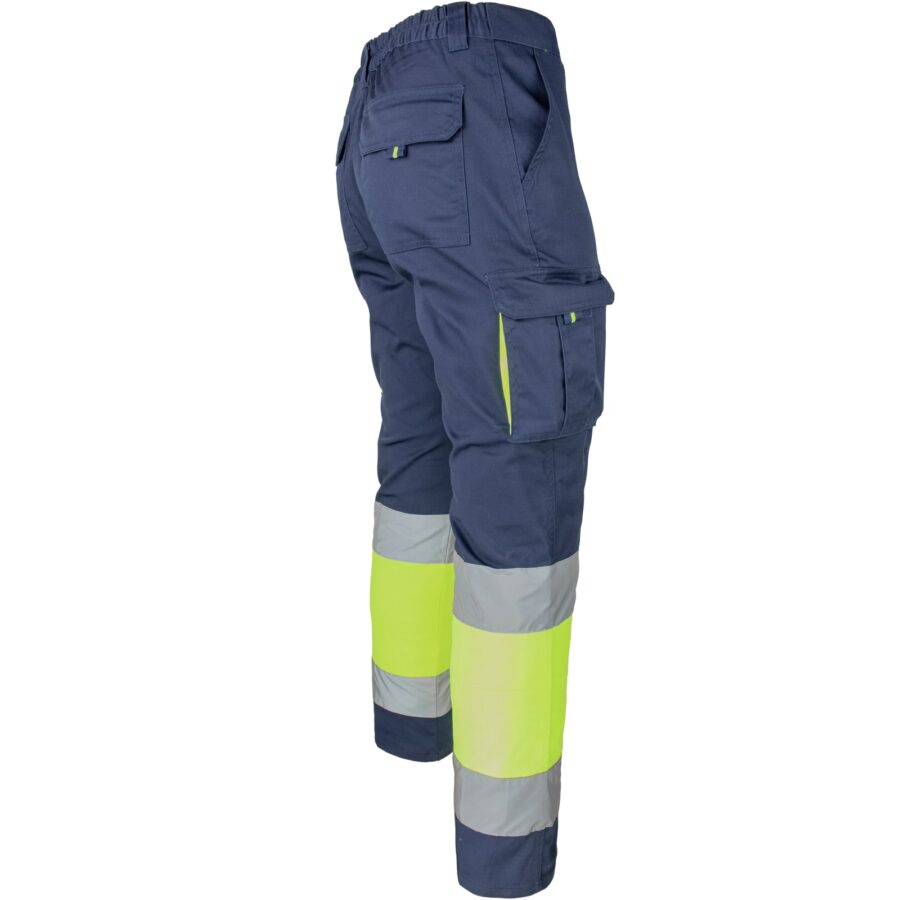 Pantaloni reflectorizanți cu elastan MANNLAND HIVIS NAVY