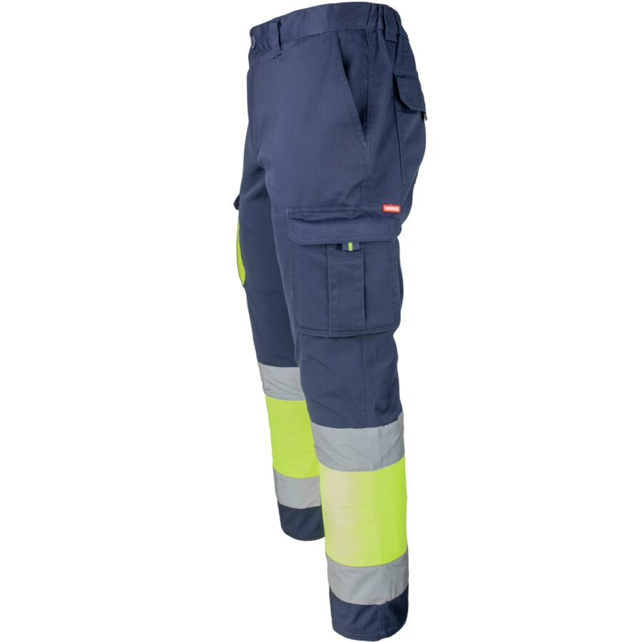 Pantaloni reflectorizanți cu elastan MANNLAND HIVIS NAVY