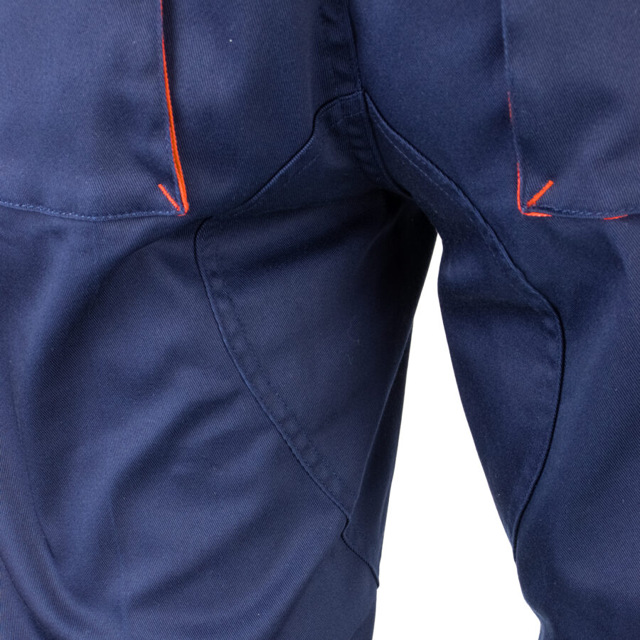 Pantaloni de lucru cu elastan MANNLAND NAVY ORANGE