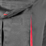 Pantaloni de lucru cu elastan MANNLAND GREY RED