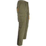 Pantaloni de lucru cu elastan MANNLAND KHAKI ORANGE