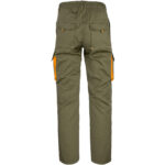 Pantaloni de lucru cu elastan MANNLAND KHAKI ORANGE