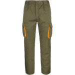 Pantaloni de lucru cu elastan MANNLAND KHAKI ORANGE