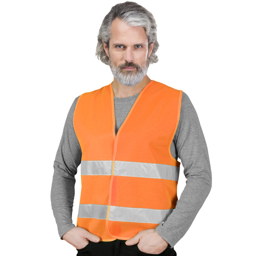 Vestă de lucru reflectorizantă LUMI ORANGE