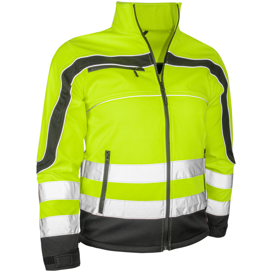 Jachetă de lucru softshell reflectorizantă NEMO GELB