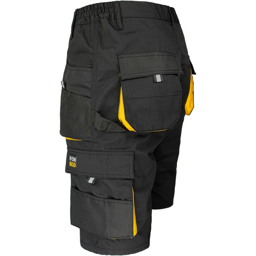 Pantaloni scurți de lucru FORCE BLACK GELB