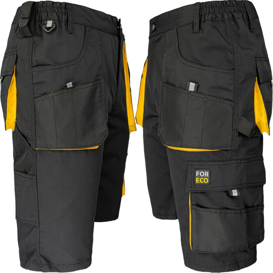 Pantaloni scurți de lucru FORCE BLACK GELB