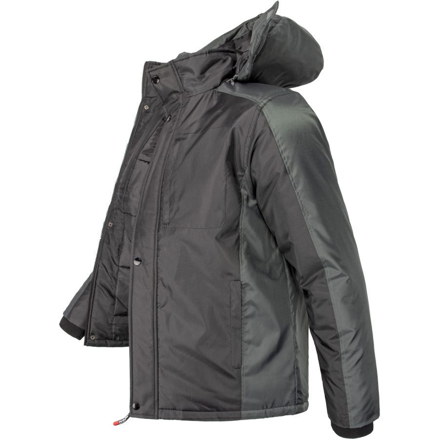 Jachetă de lucru pentru iarnă cu glugă BALTIC BLACK