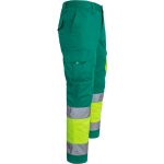 Pantaloni reflectorizanți cu elastan MANNLAND HIVIS GREEN