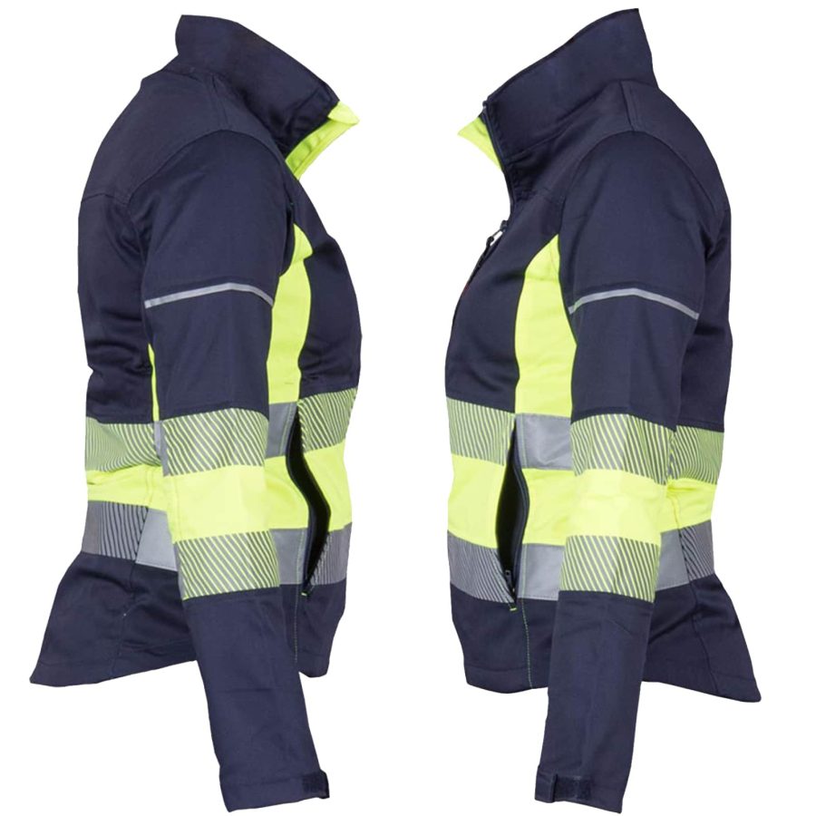 Jachetă de lucru elastică damă FRAULAND HIVIS NAVY