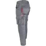 Pantaloni de lucru cu elastan MANJOG GREY RED