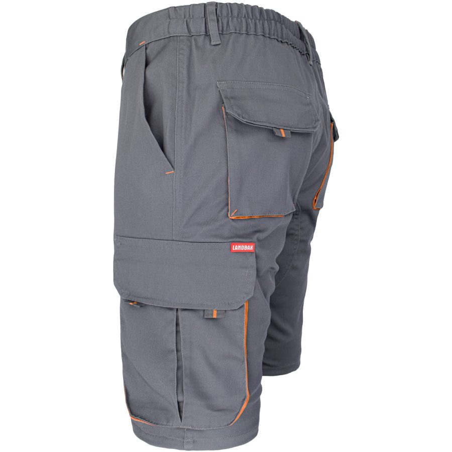 Salopetă pantaloni scurți cu elastan MANNLAND GREY ORANGE