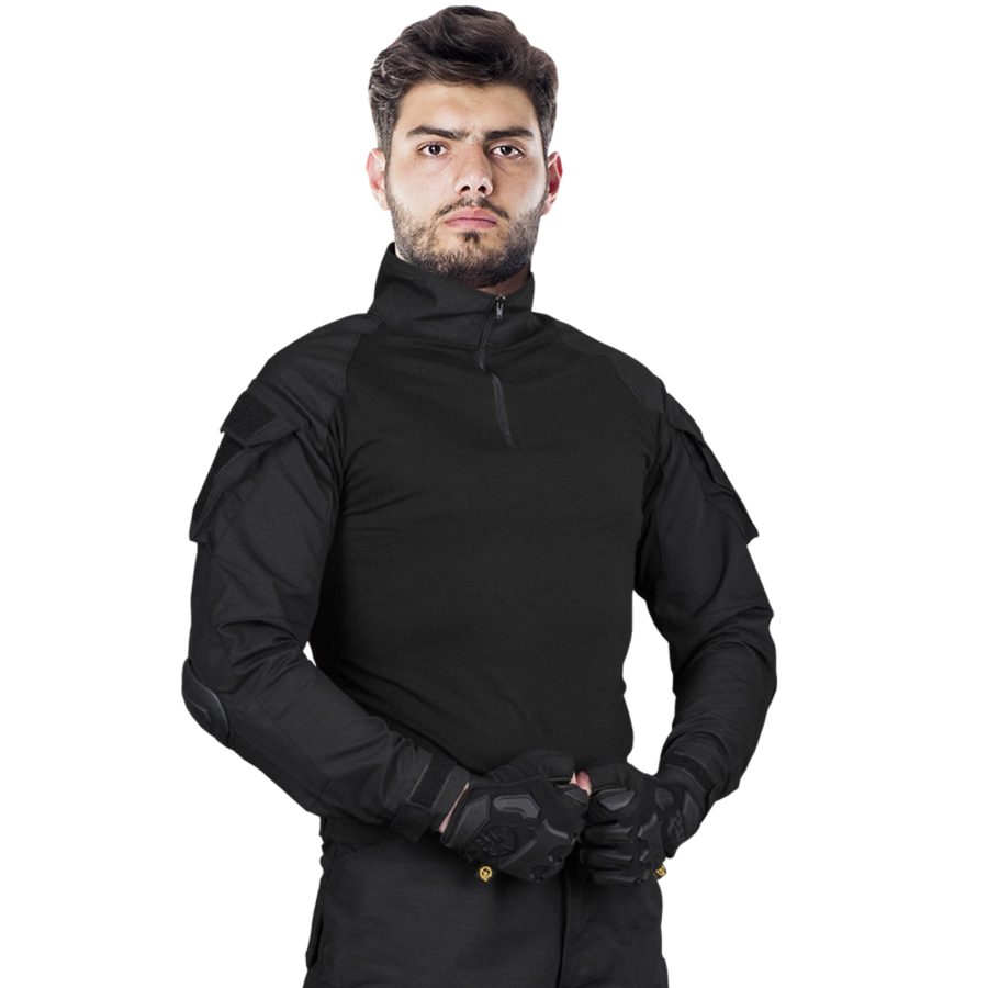Set de pantaloni tactici cu bluză Tactical Guard PROTECT BLACK