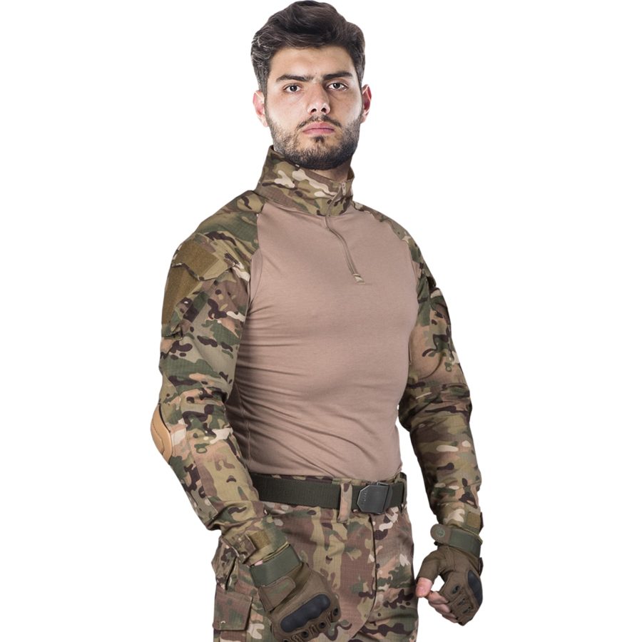 Set de pantaloni tactici cu bluză Tactical Guard PROTECT MULTICAMO