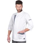 Rodon alb de bucătar pentru bărbați DOLCE