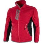 Hanorac de lucru din fleece PROFI COOL RED