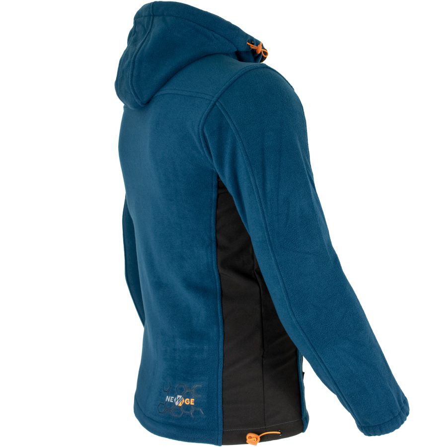 Jachetă de lucru fleece cu glugă NEWAGE NAVY