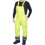 Pantaloni impermeabili reflectorizanți de iarnă PRO HIVIS YELLOW