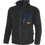 Jachetă de lucru fleece cu glugă NEWAGE BLACK