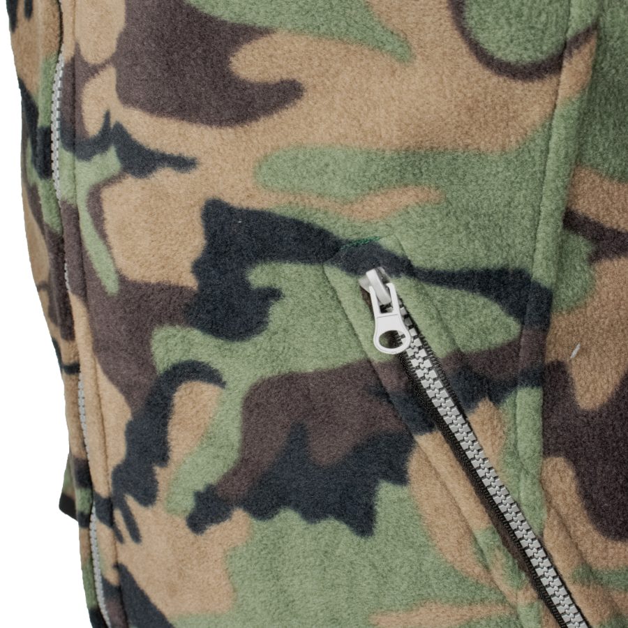 Jachetă fleece de camuflaj COOL CAMU