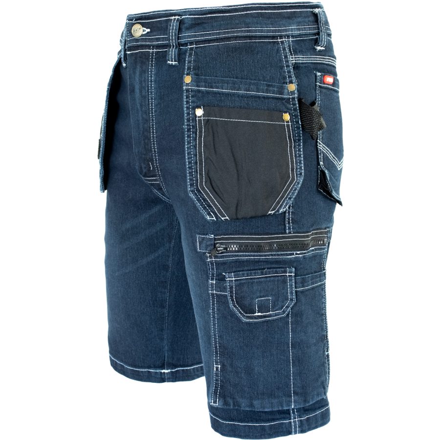 Pantaloni scurți din denim de lucru JEANS WORK BLUE