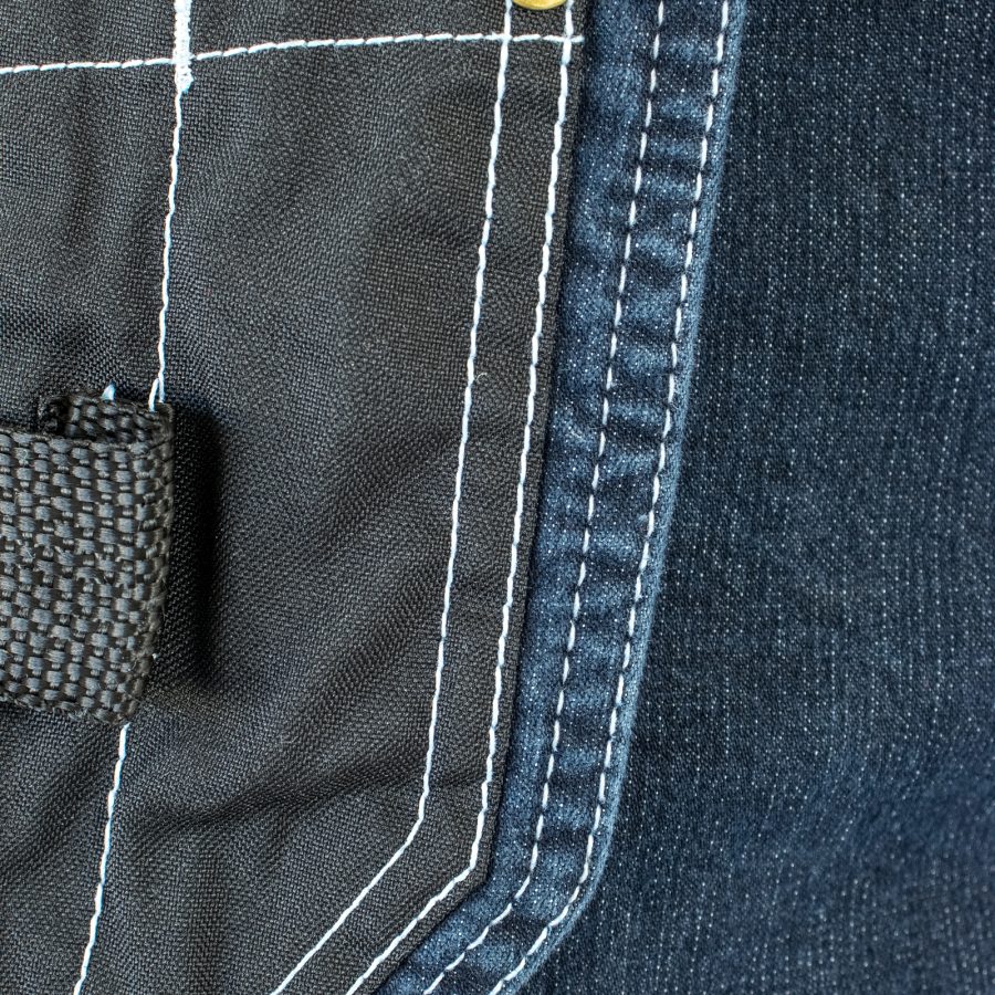 Pantaloni scurți din denim de lucru JEANS WORK BLUE